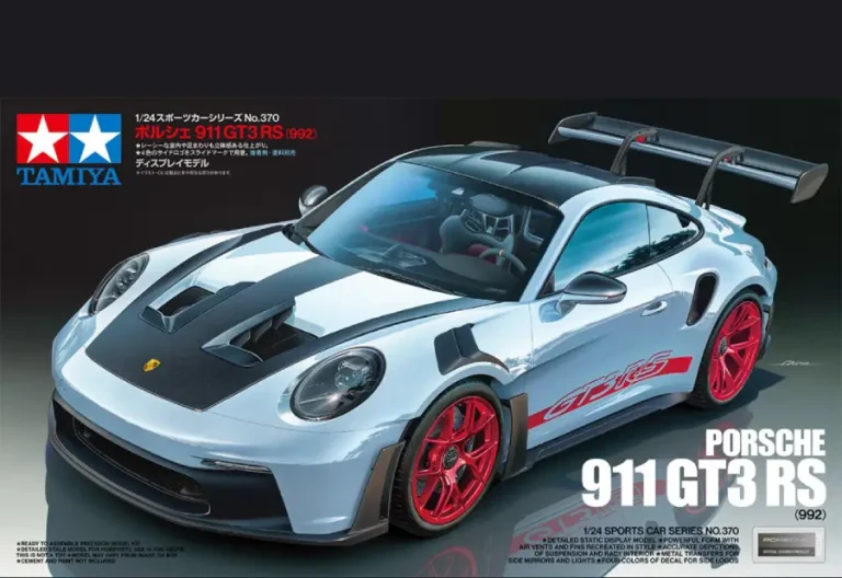 Porsche 911 GT3 RS 1/24 მასშტაბის პლასტმასის ასაწყობი მოდელი